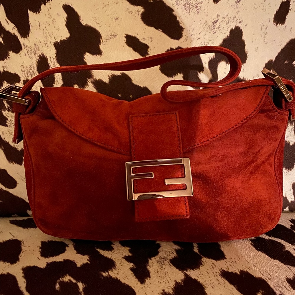 *RARE* Fendi Baguette Suede